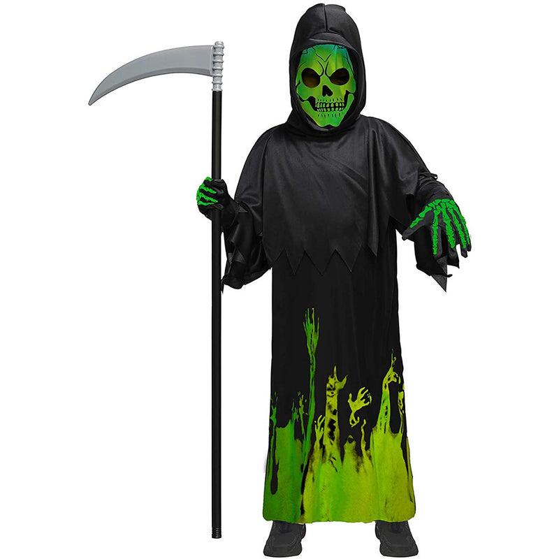 Glow In The Dark Grim Reaper Child Costume