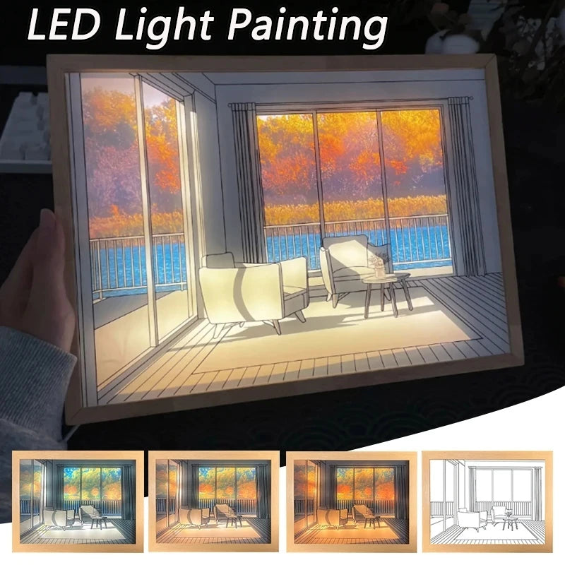 Creative LED Light Painting