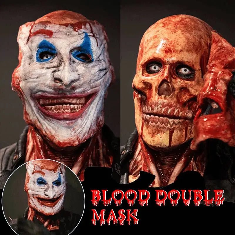Double-layer mask Halloween - double layer gory horror mask - MAGICO