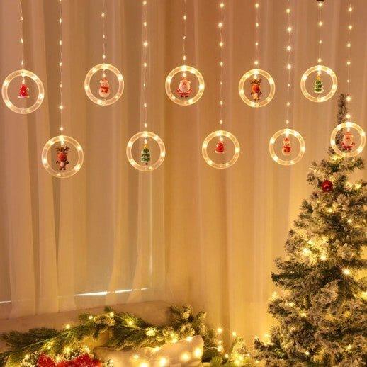 Christmas Curtain String Lights - Christmas decorations - MAGICO