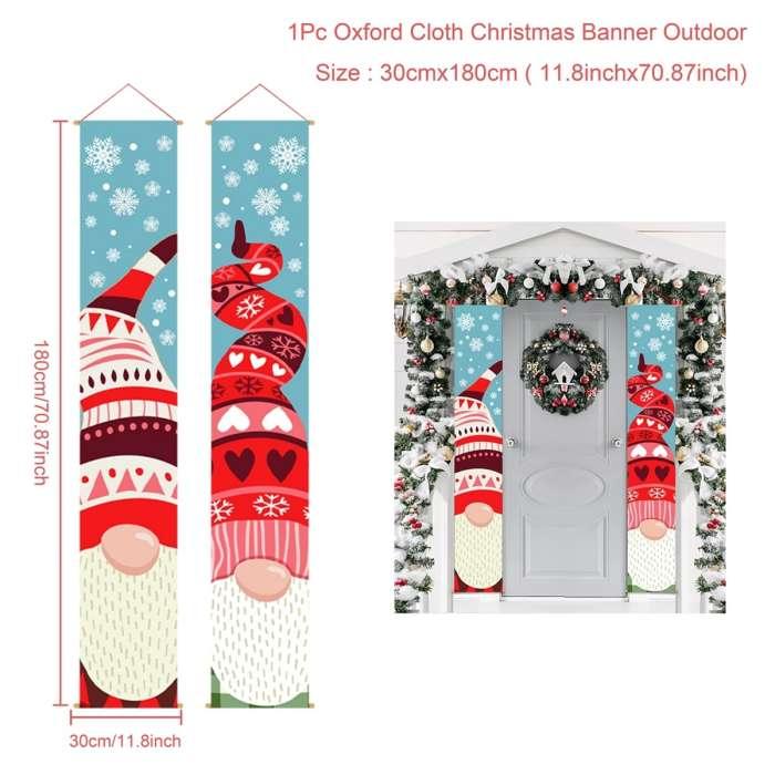 Christmas porch banners - Christmasn Home Decor 2021 - Christmas porch decor - MAGICO